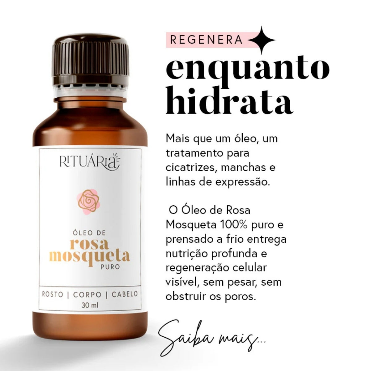 Puro Óleo de Rosa Mosqueta