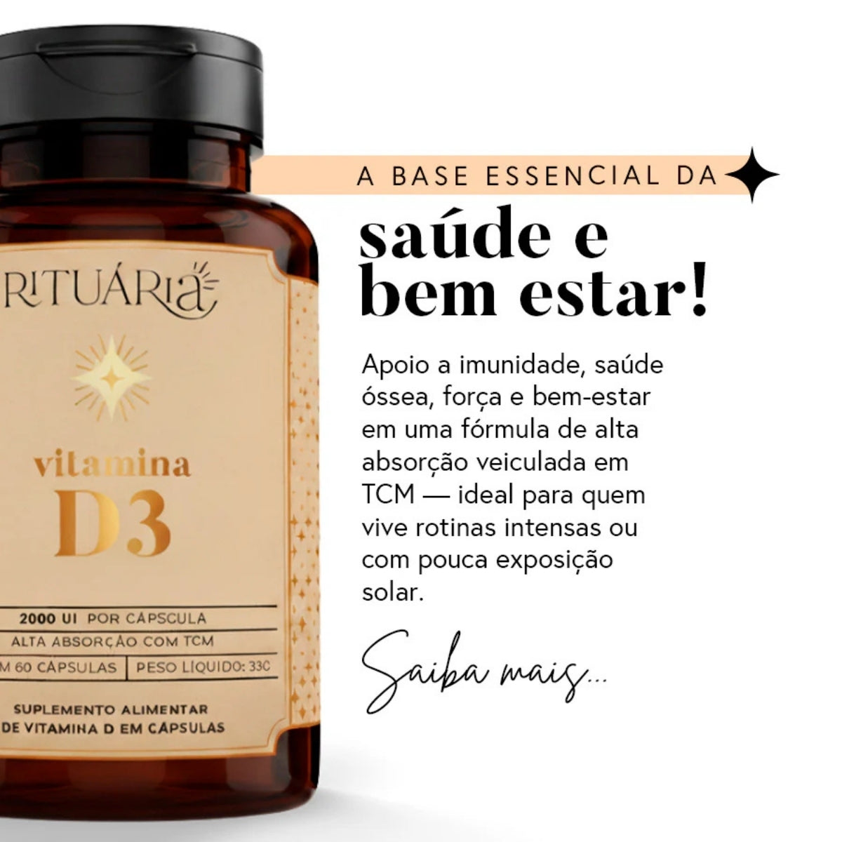 Vitamina D3 2.000 UI com TCM