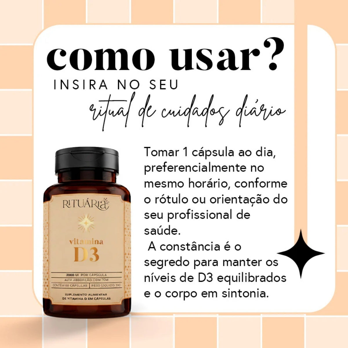 Vitamina D3 2.000 UI com TCM