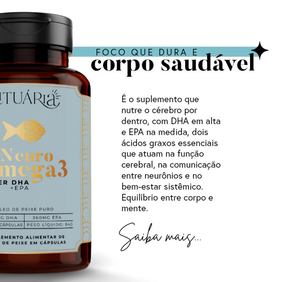 Fórmula Neuro Ômega 3 (Super DHA)