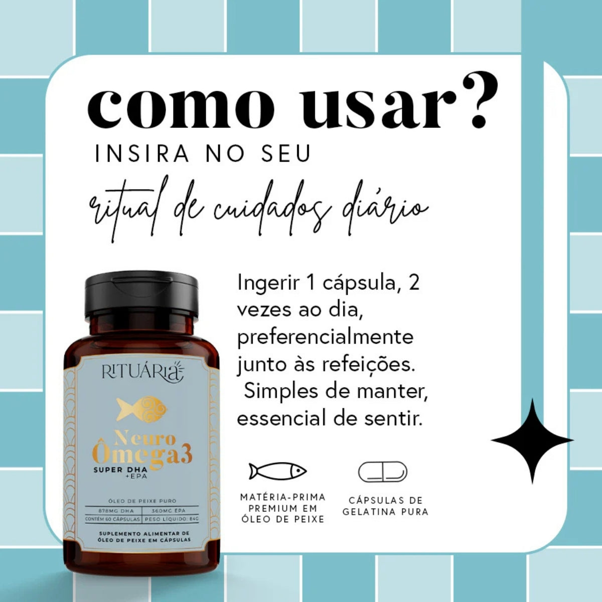 Fórmula Neuro Ômega 3 (Super DHA)