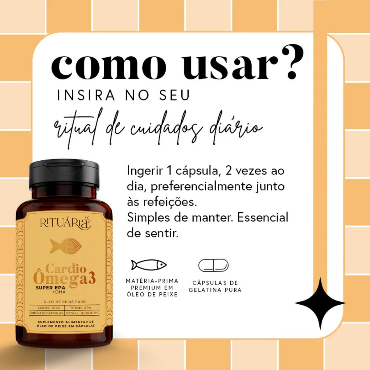 Fórmula Cardio Ômega 3