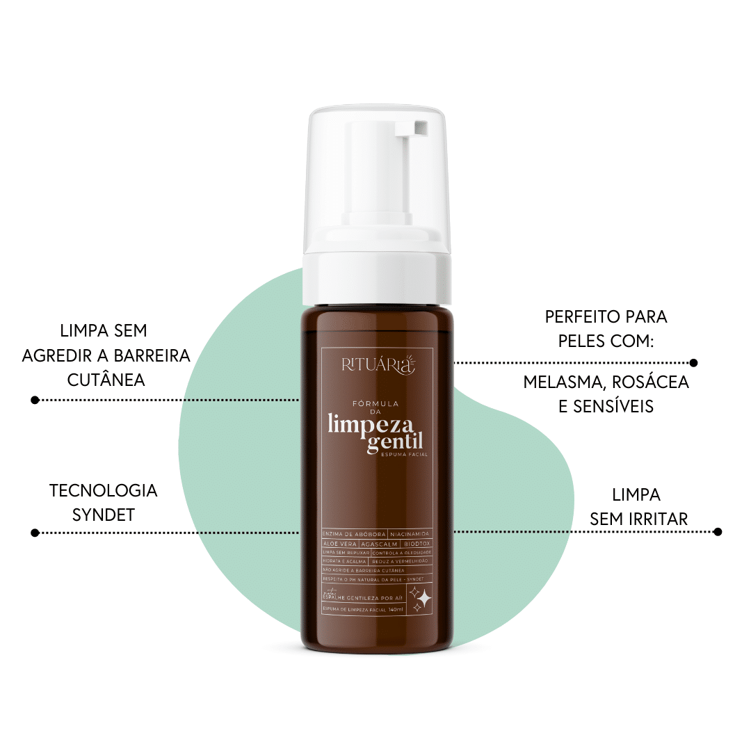 Fórmula da Limpeza Gentil (Mousse de Limpeza Facial)