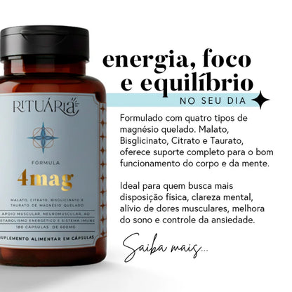 Fórmula 4mag 180 cáps