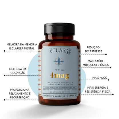 Fórmula 4mag 180 cáps