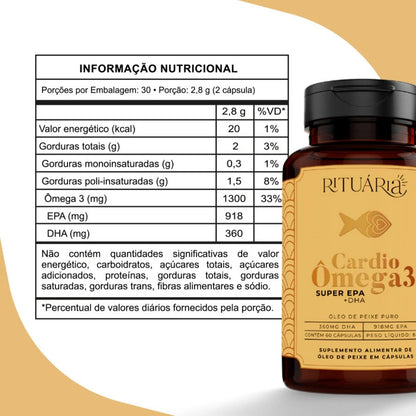 Fórmula Cardio Ômega 3